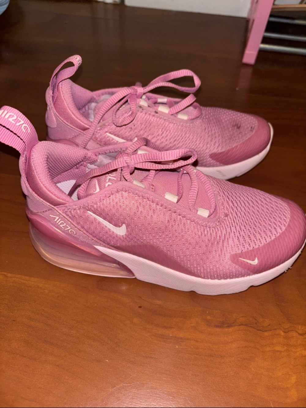 Nike Kids Pink Air Max 270 React Sneakers